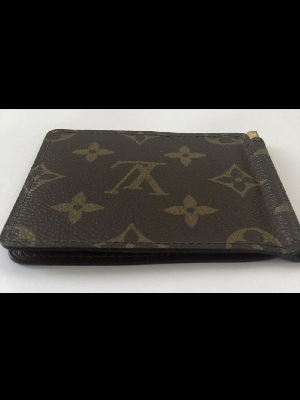 Louis Vuitton Monogram Portefeuille Money Clip Wallet (Rare and Discontinued) - Picture 9 of 11